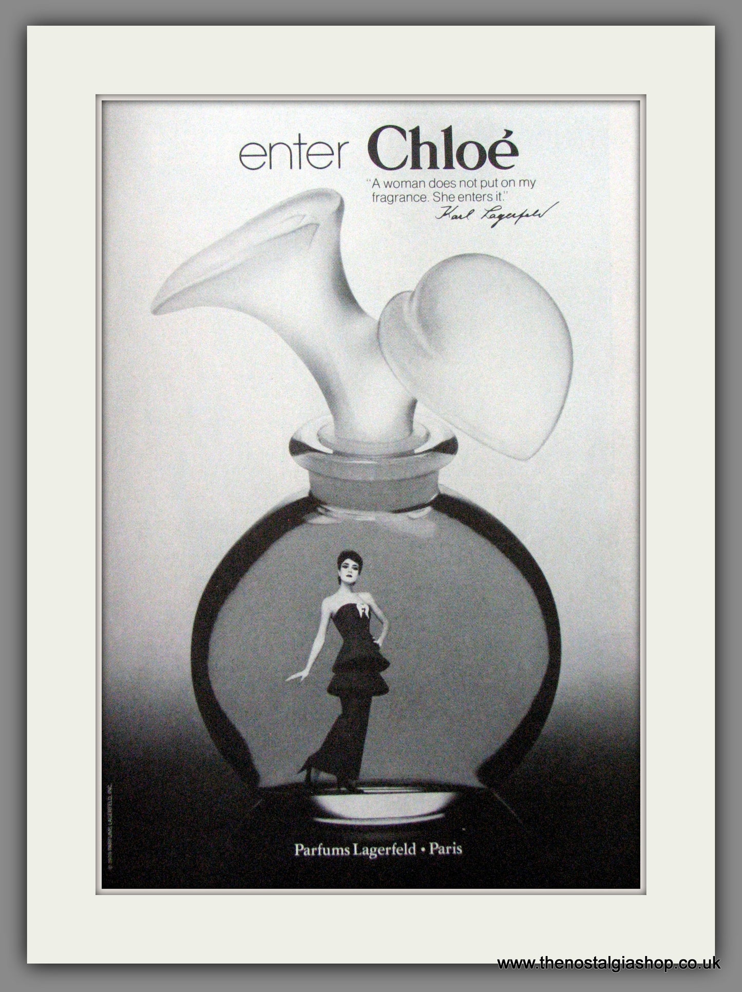 Karl Lagerfeld, Chloe, Paris Perfume. Original Advert 1979 (ref AD51685)
