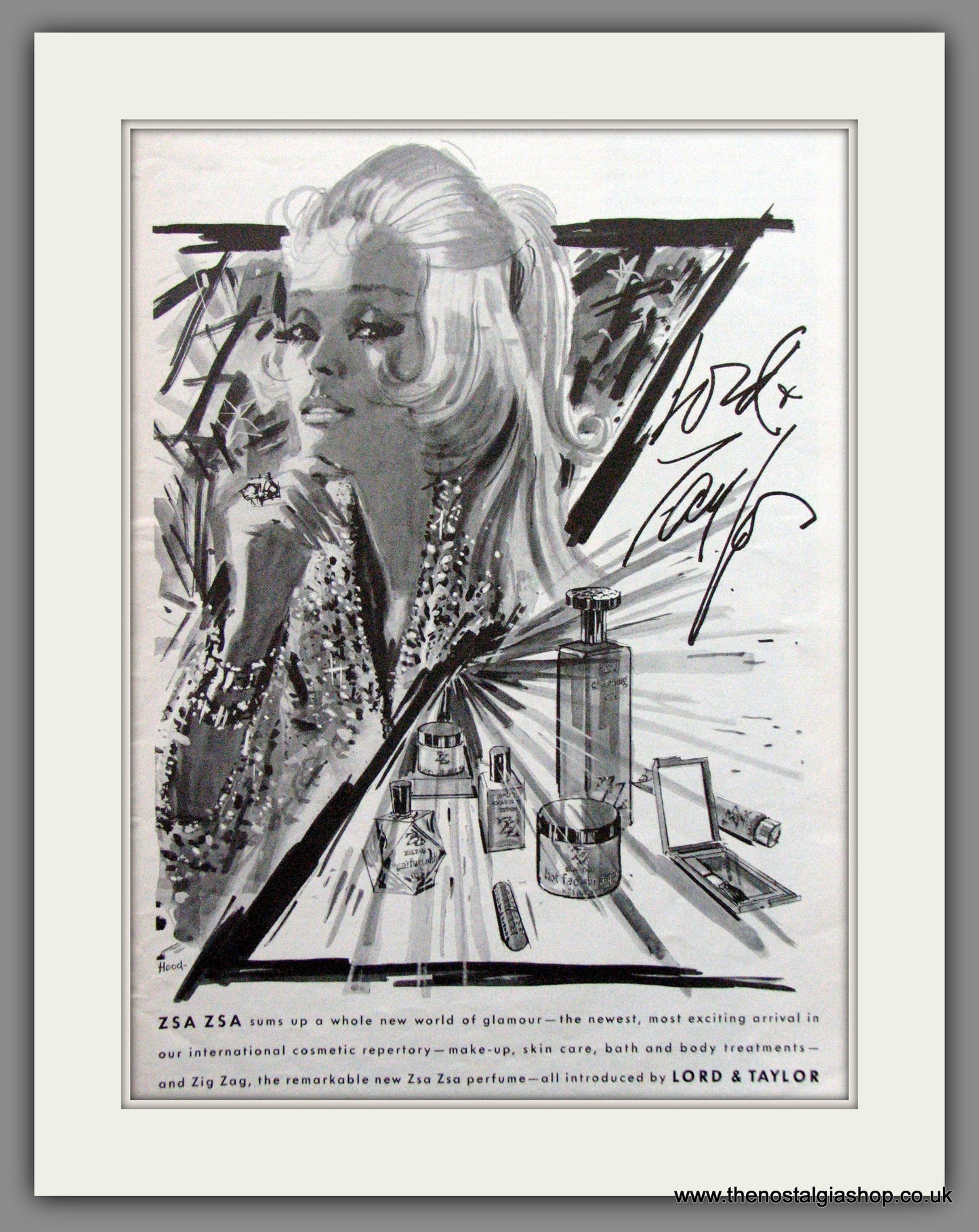Zsa Zsa by Lord and Taylor. Perfume. Original Advert 1969 (ref AD51690)