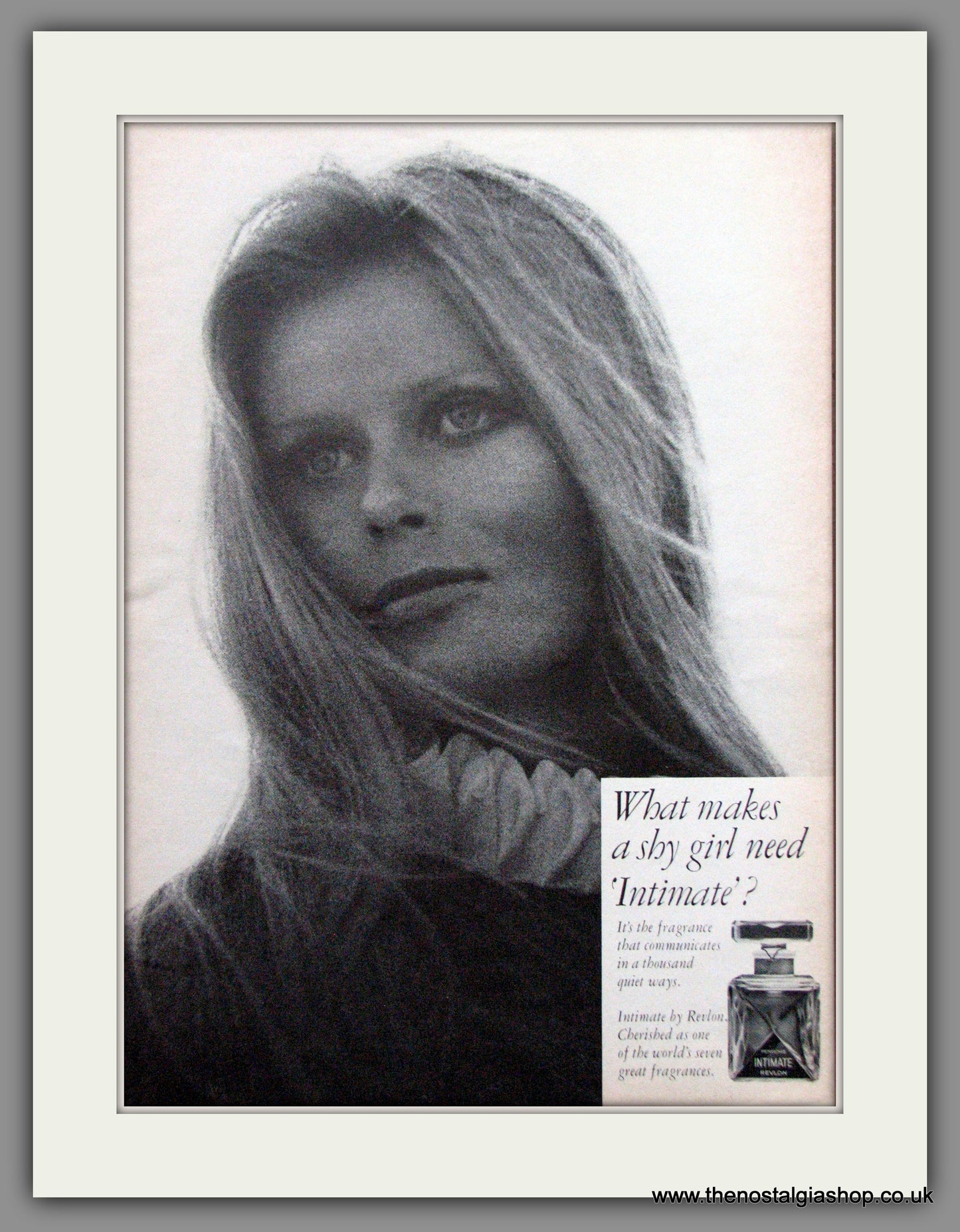 Revlon, Intimate. Perfume. Original Advert 1969 (ref AD51692)