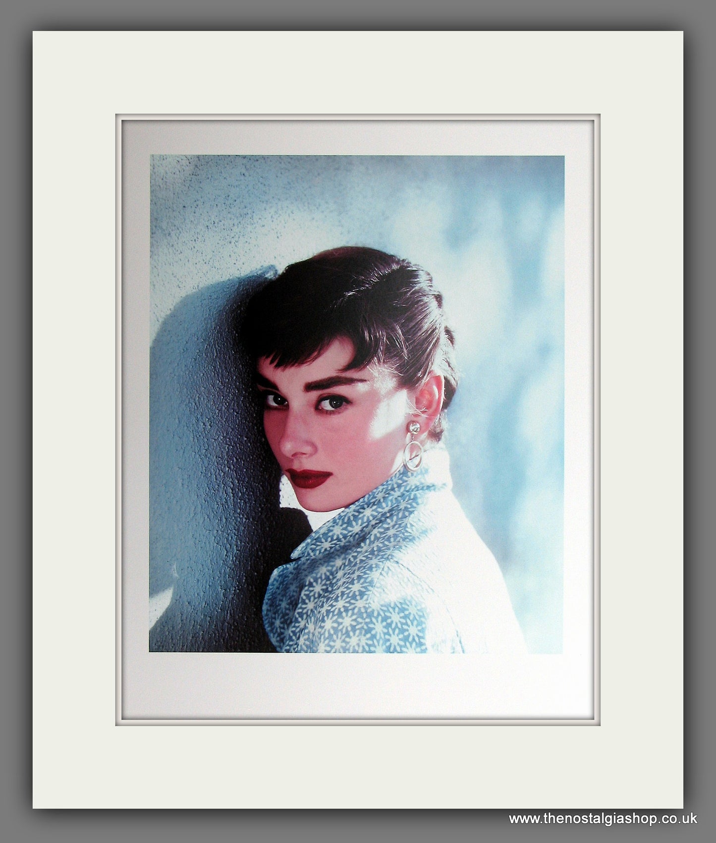 Audrey Hepburn. Mounted Print.