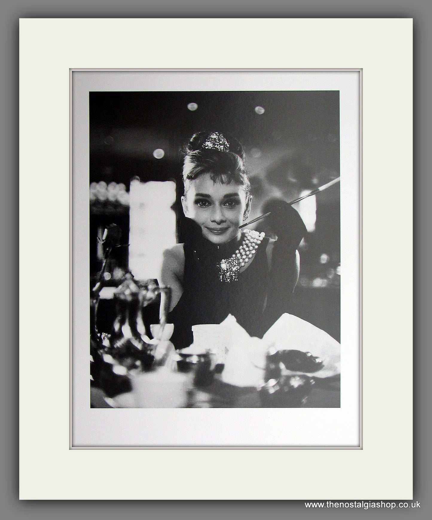Audrey Hepburn. Mounted Print.