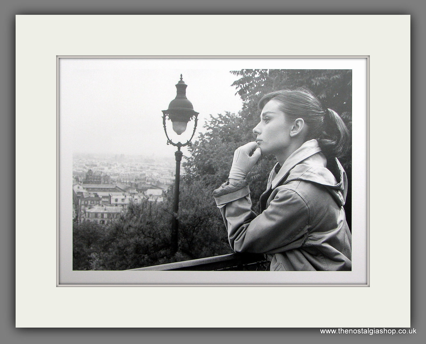 Audrey Hepburn. Mounted Print.