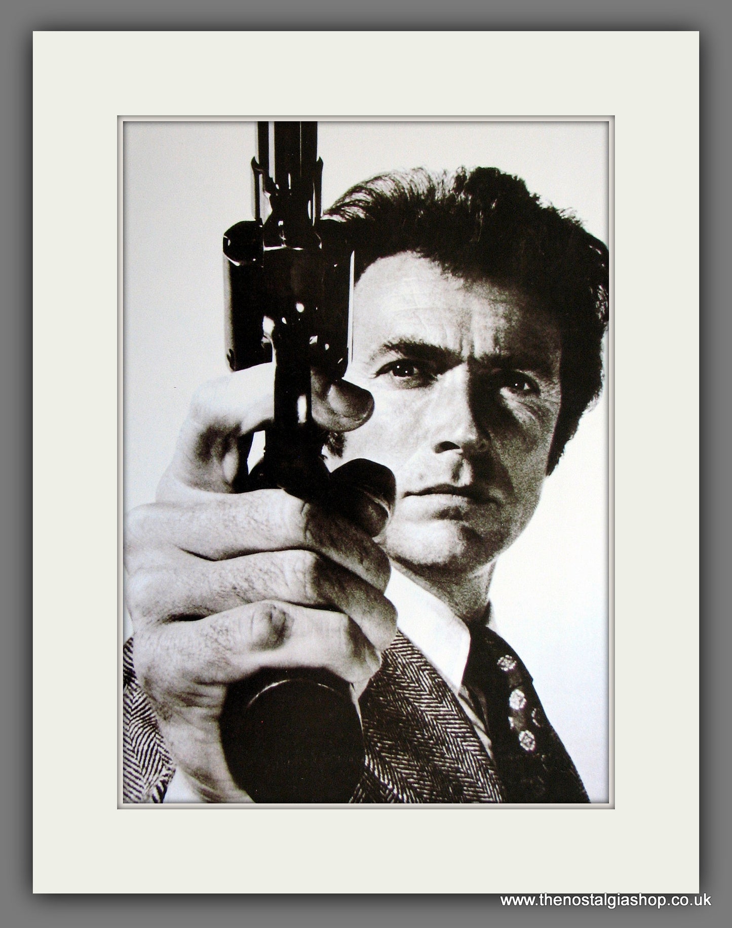 Clint Eastwood. Dirty Harry. Mounted Print.