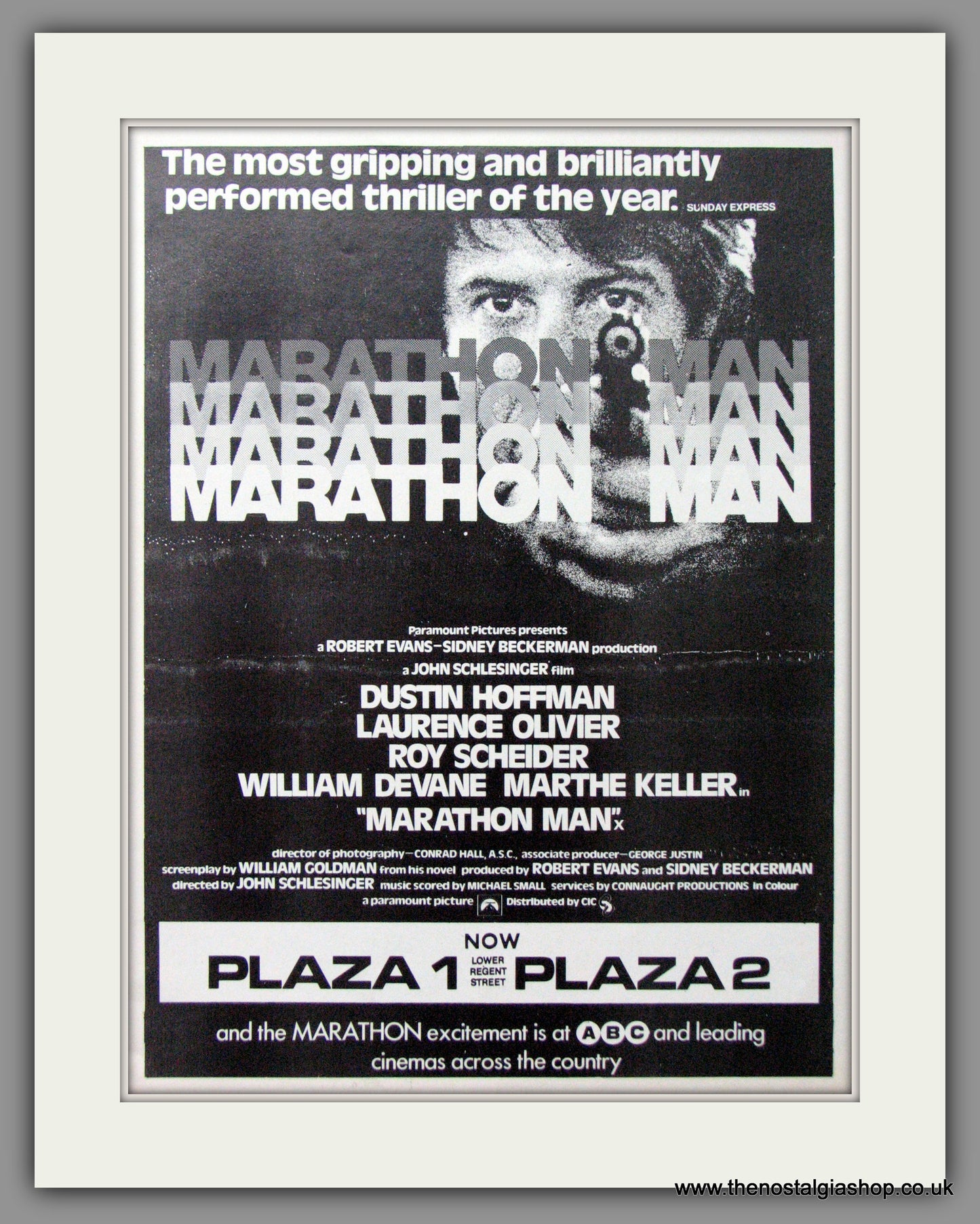 Marathon Man 1977 Original advert (ref AD533)