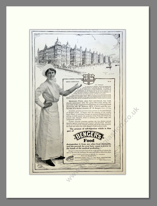 Benger's Food. Vintage Advert 1920 (ref AD301563)