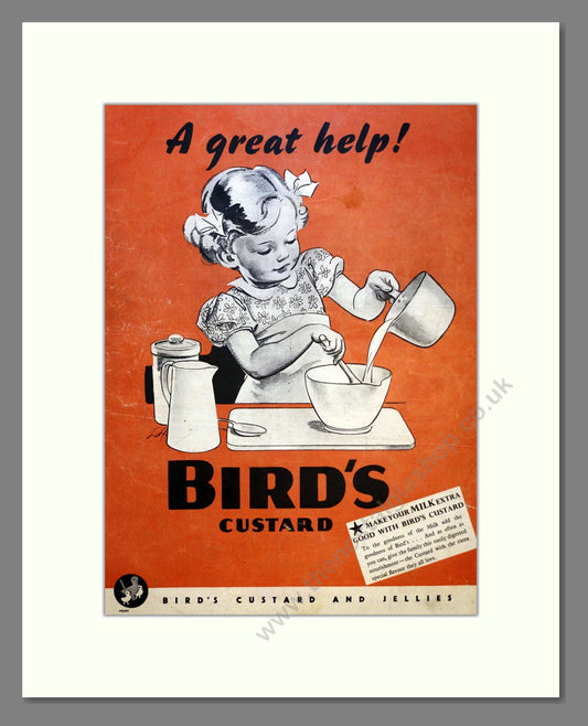 Bird's Custard. Vintage Advert 1942 (ref AD301713)