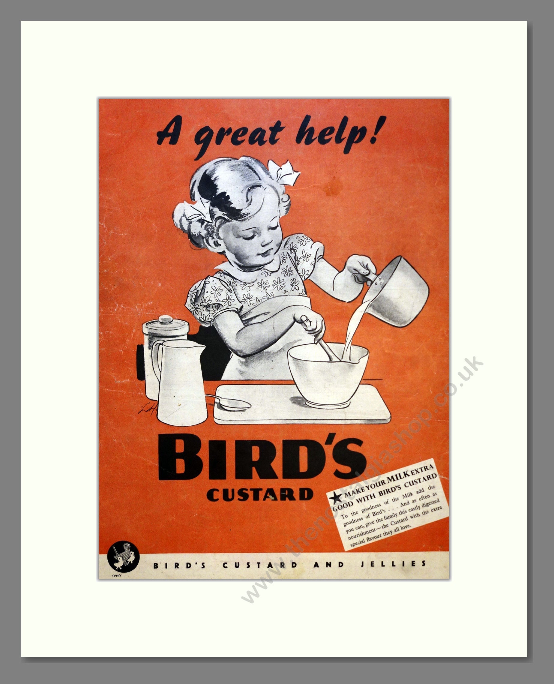Bird's Custard. Vintage Advert 1942 (ref AD301713)