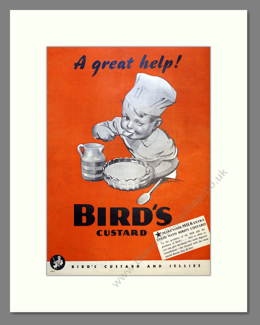 Bird's Custard. Vintage Advert 1942 (ref AD301721)