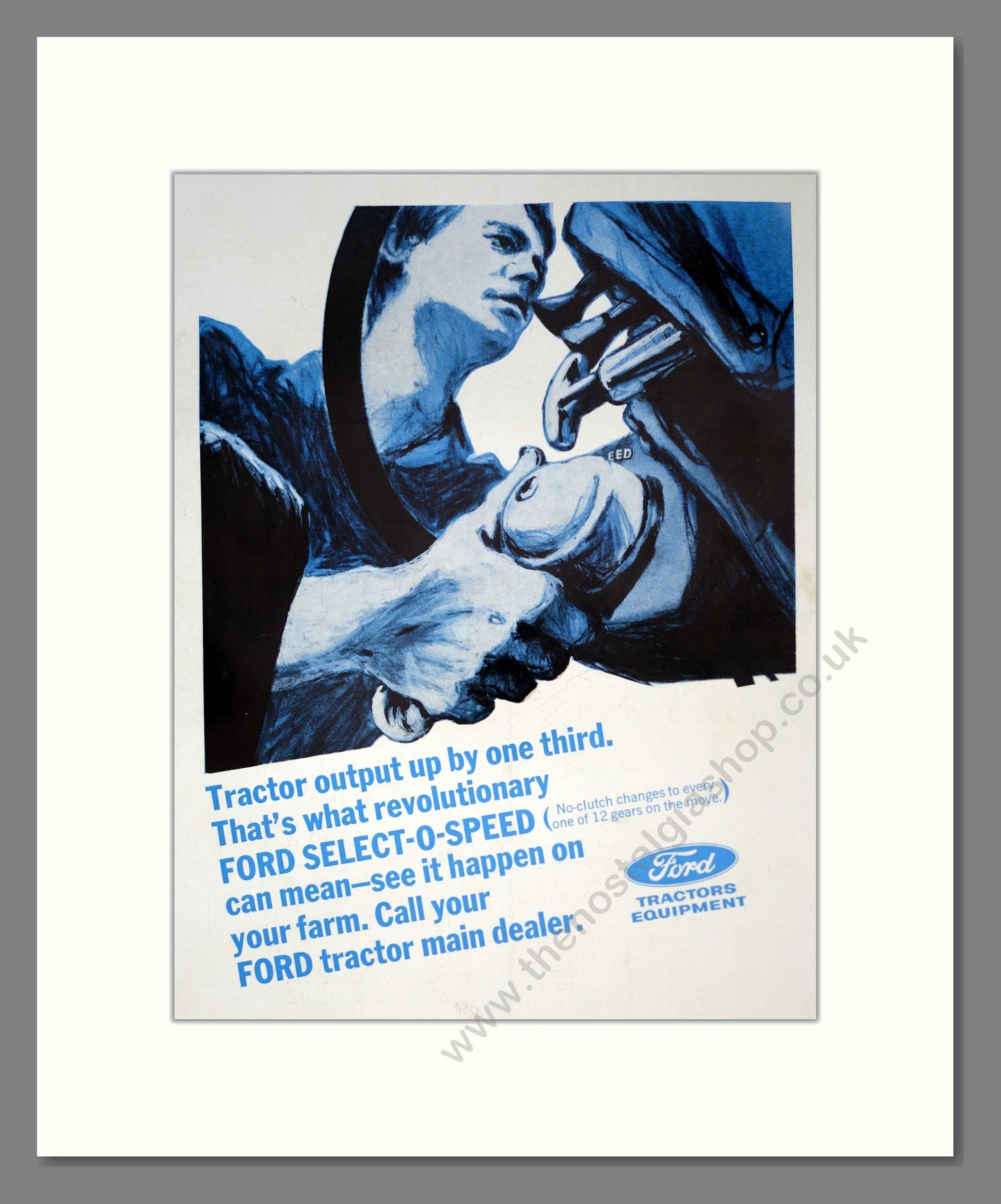 Ford Tractors Select-o-speed. Vintage Advert (ref AD301783)