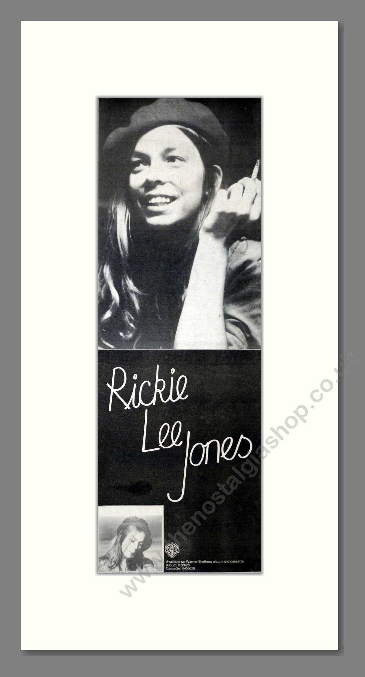 Rickie Lee Jones - Self Titled. Vintage Advert 1979 (ref AD201103)