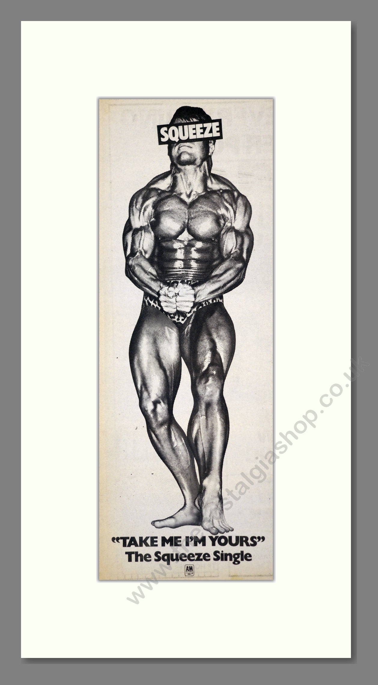 Squeeze - Take Me I'm Yours. Vintage Advert 1978 (ref AD201174)
