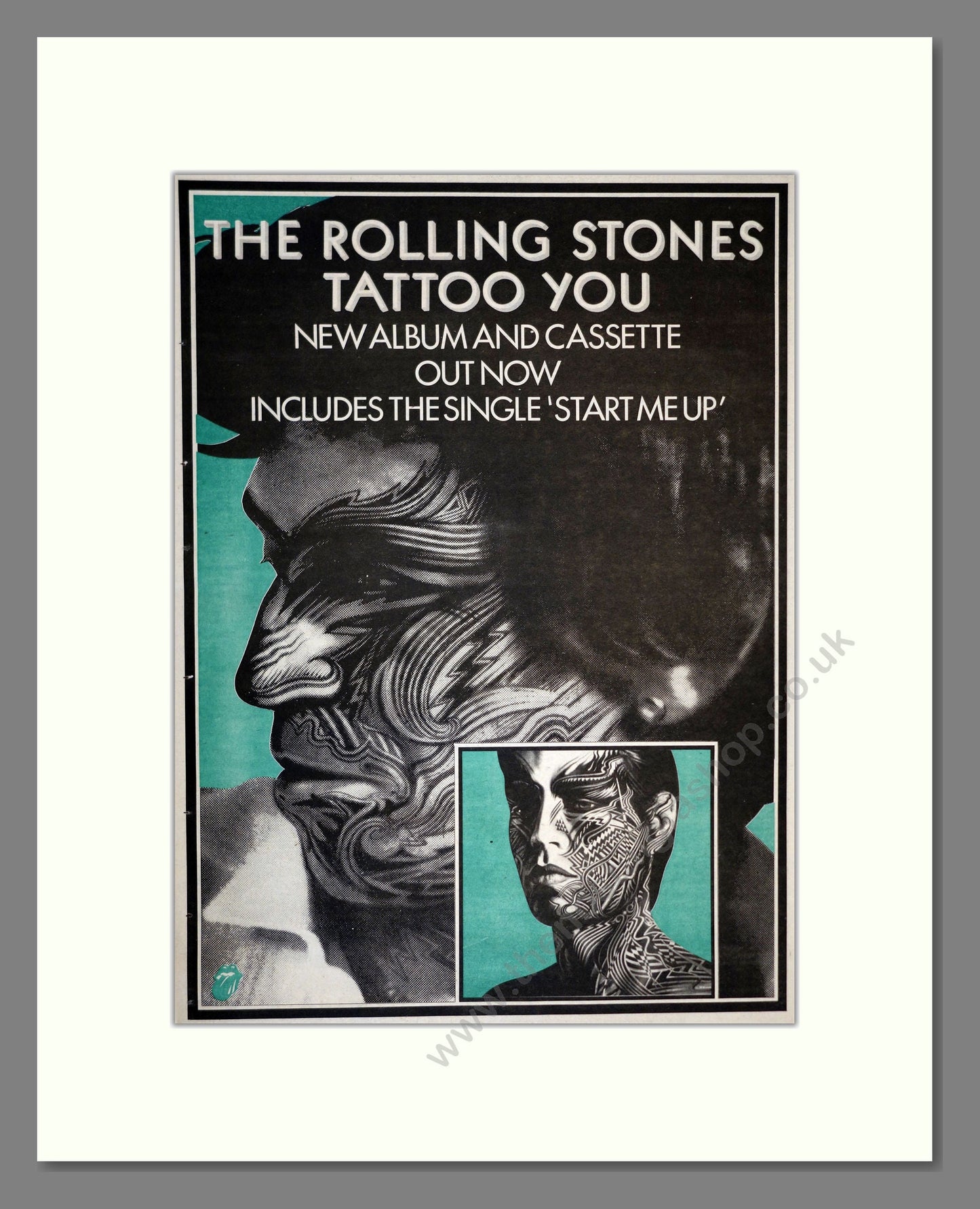 Rolling Stones (The) - Tattoo You. Vintage Advert 1981 (ref AD17258)