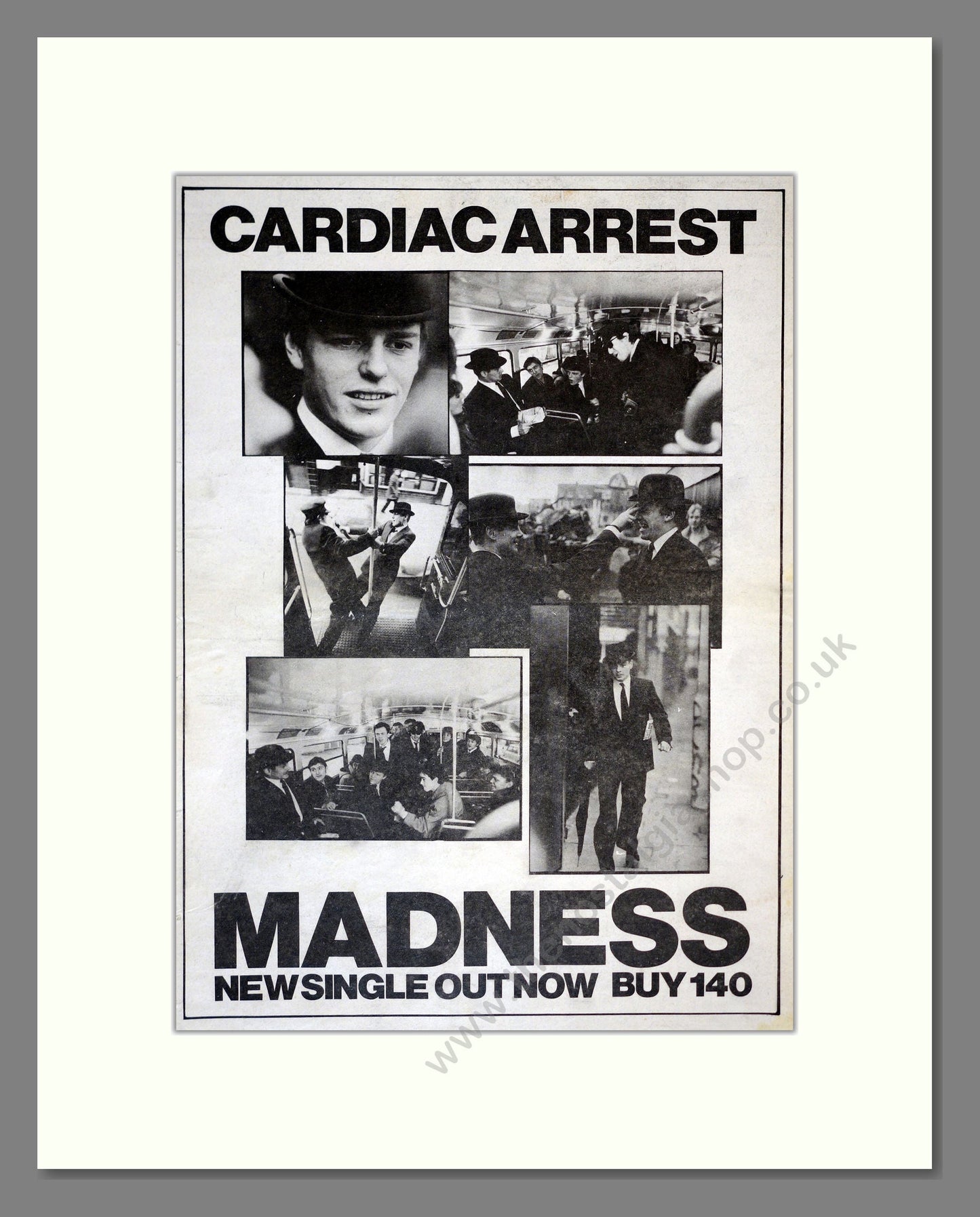 Madness - Cardiac Arrest. Vintage Advert 1982 (ref AD17296)