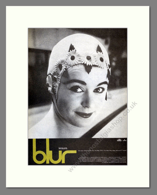 Blur - Leisure. Vintage Advert 1991 (ref AD17310)