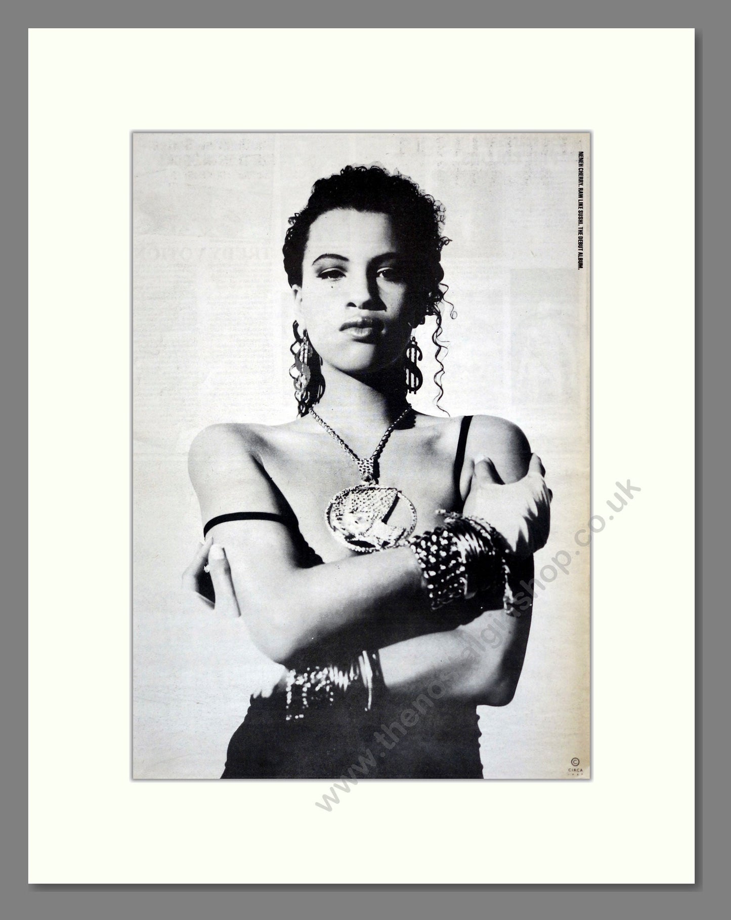 Nena Cherry - Raw Like Sushi. Vintage Advert 1989 (ref AD17466)