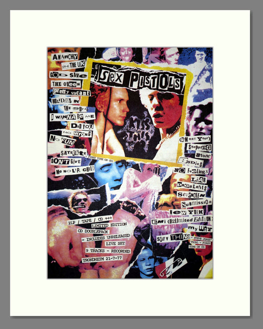 Sex Pistols - Kiss This. Vintage Advert 1992 (ref AD17638)