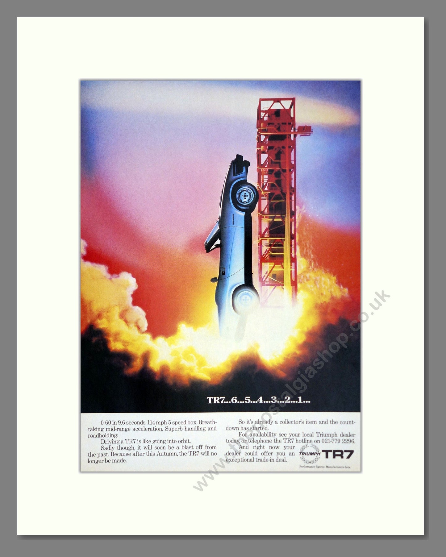 Triumph - TR7. Vintage Advert 1981 (ref AD61227)