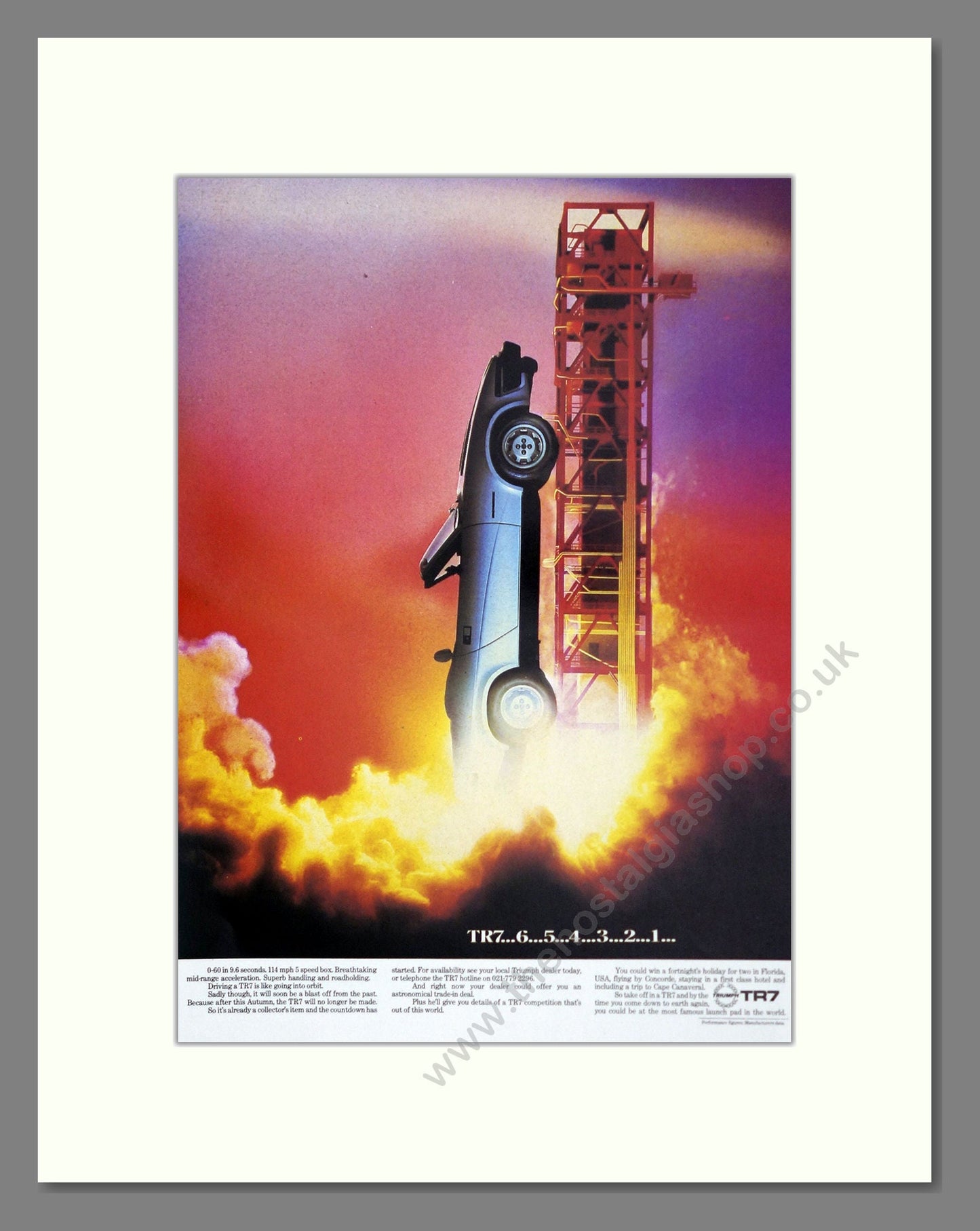 Triumph - TR7. Vintage Advert 1981 (ref AD61228)