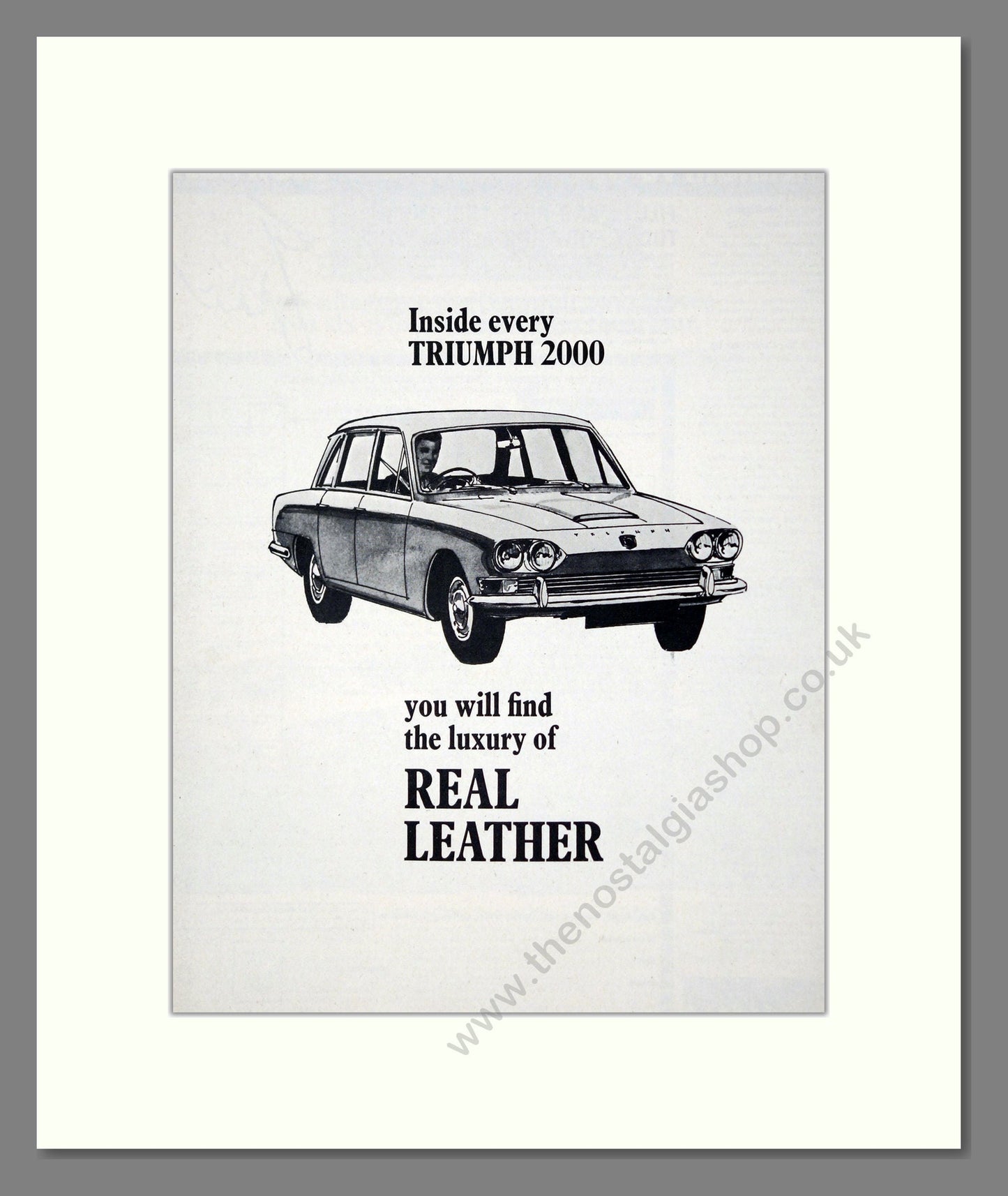 Triumph - 2000. Vintage Advert 1968 (ref AD61305)