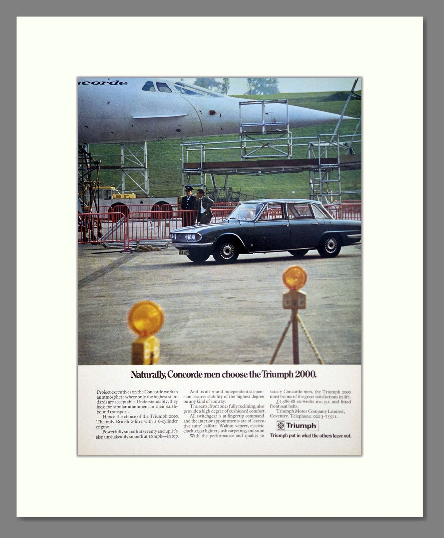 Triumph - 2000. Vintage Advert 1972 (ref AD61337)
