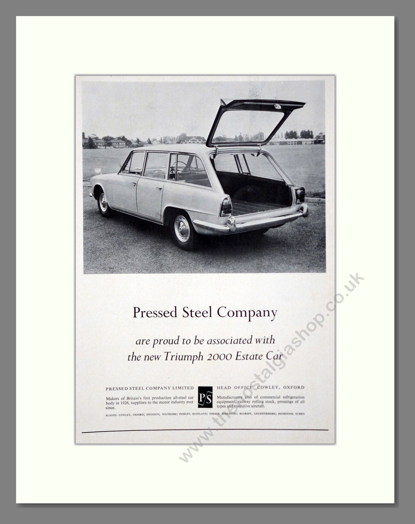 Triumph - 2000 Estate. Vintage Advert 1965 (ref AD61340)
