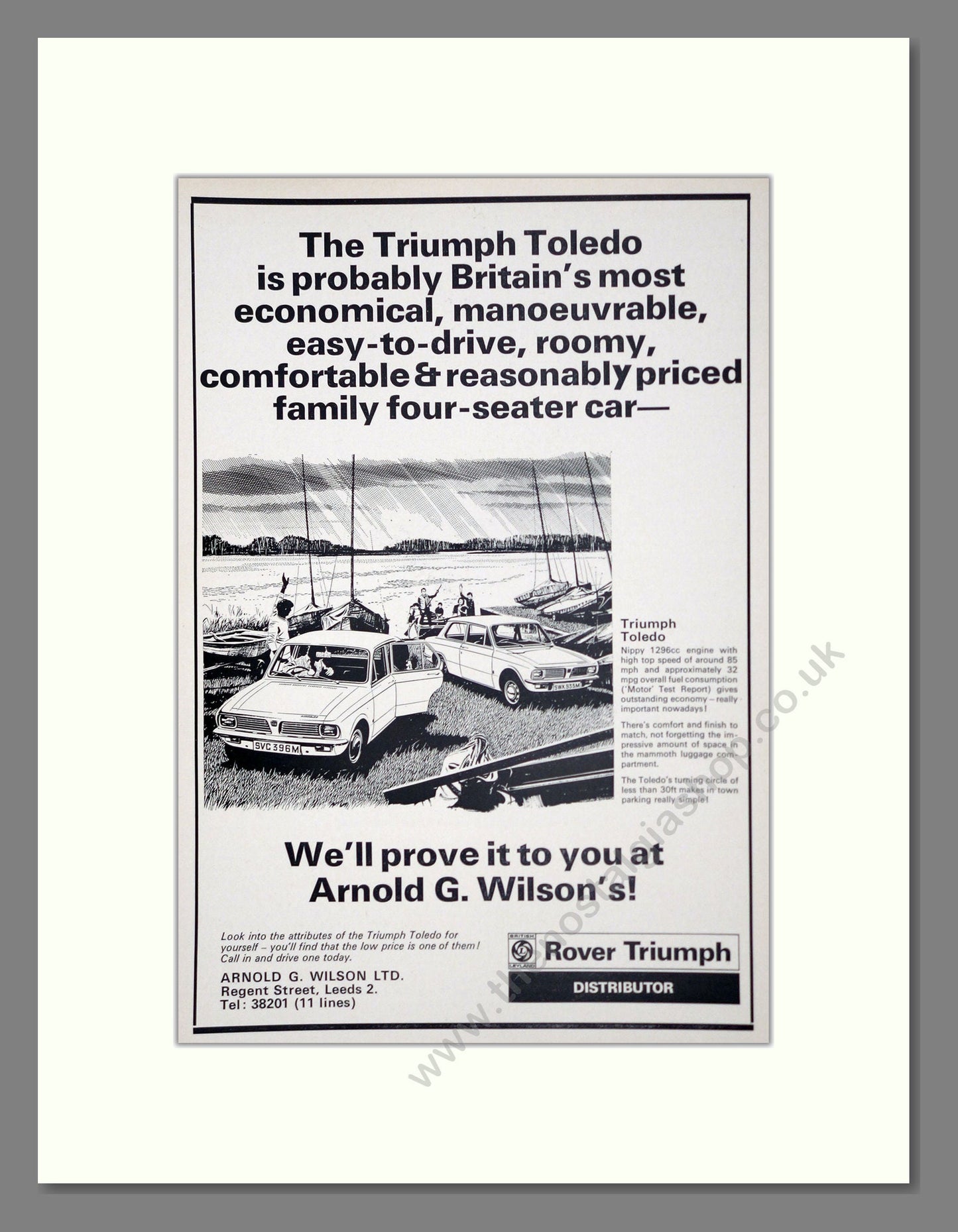Triumph - Toledo. Vintage Advert 1975 (ref AD61377)