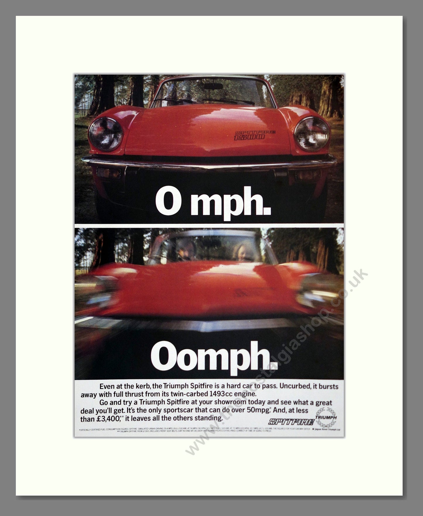 Triumph - Spitfire. Vintage Advert 1979 (ref AD61474)