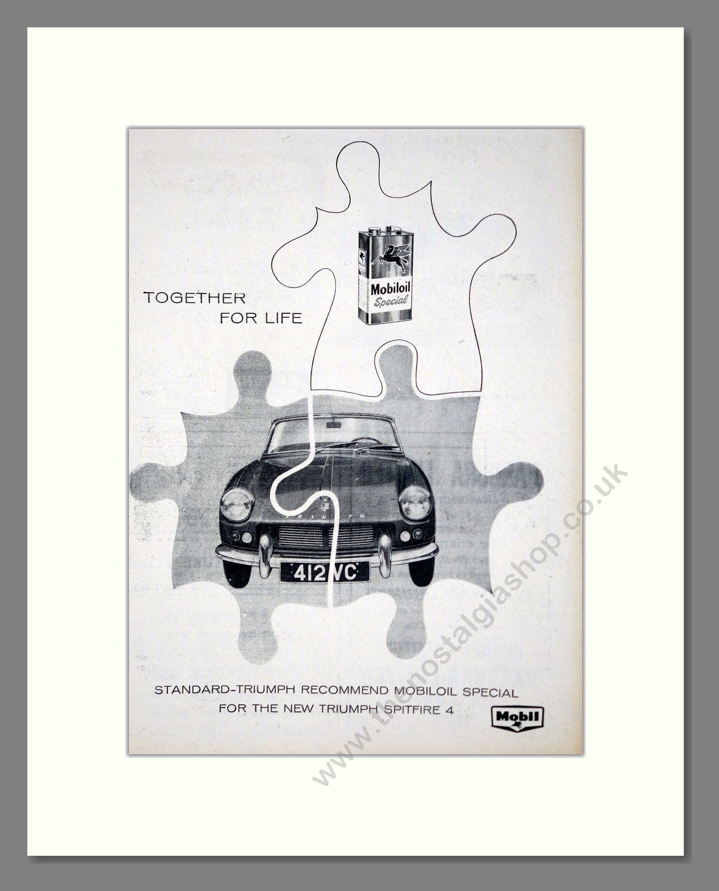 Triumph - Spitfire 4. Vintage Advert 1962 (ref AD61483)