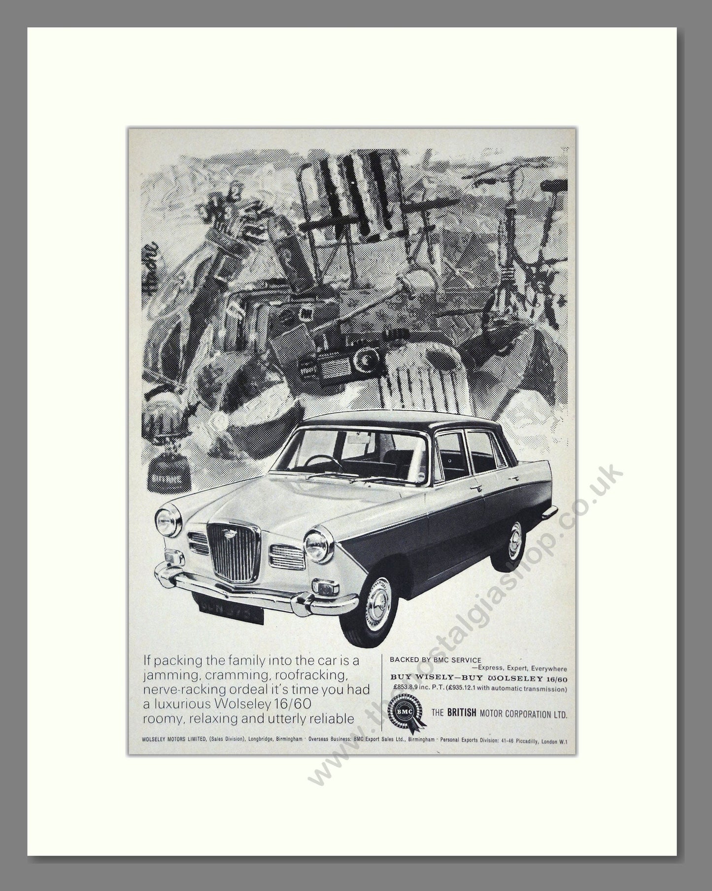 Wolseley - 16/60. Vintage Advert 1966 (ref AD61638)