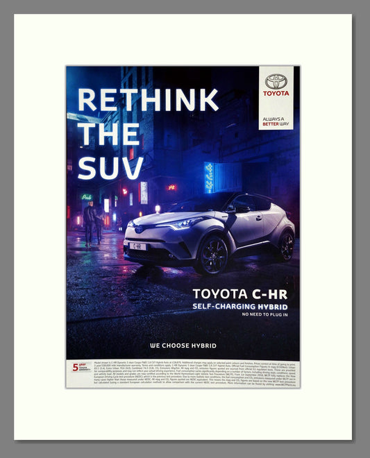 Toyota - C-HR. Vintage Advert 2018 (ref AD61704)