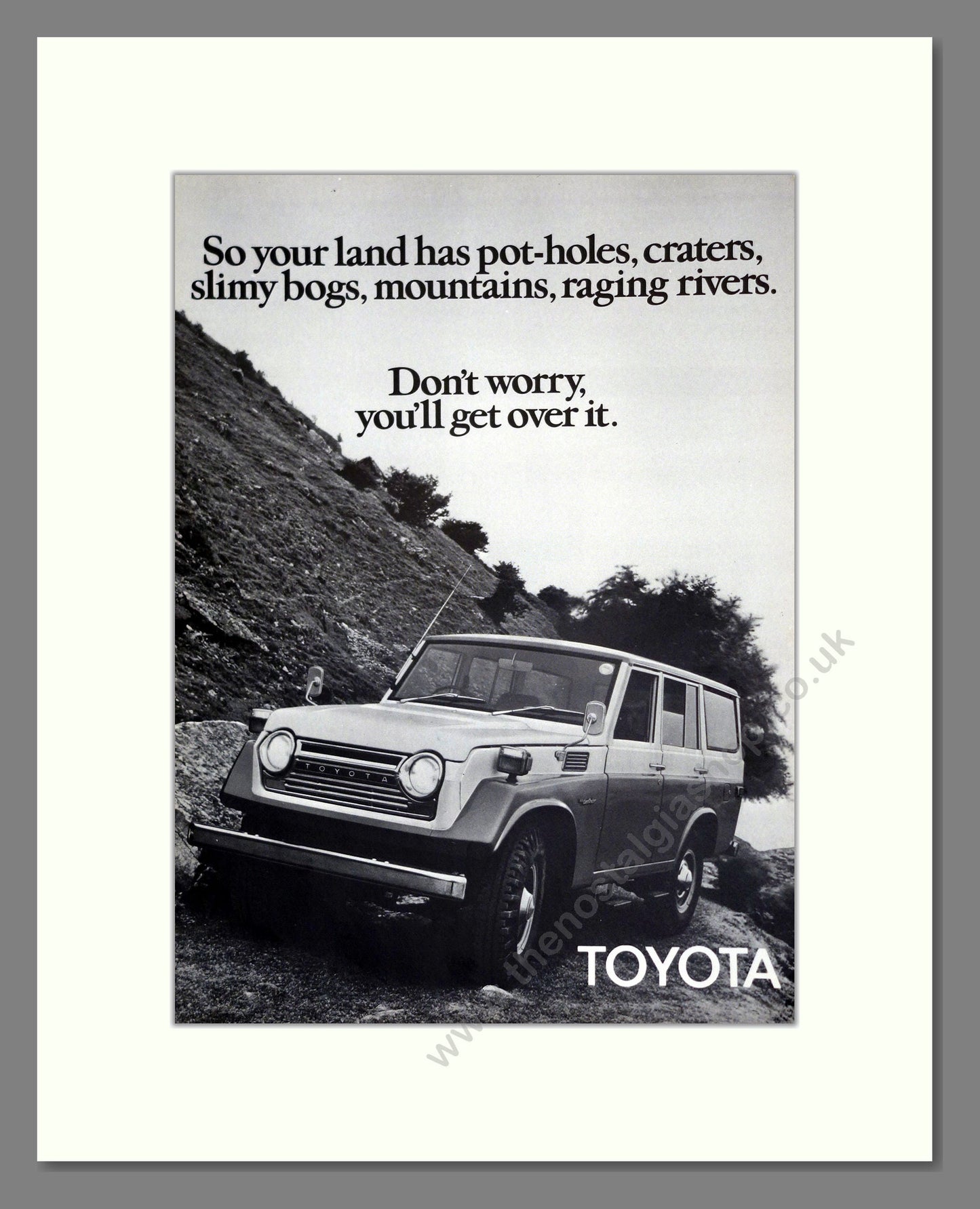 Toyota - 4WD. Vintage Advert 1975 (ref AD61722)