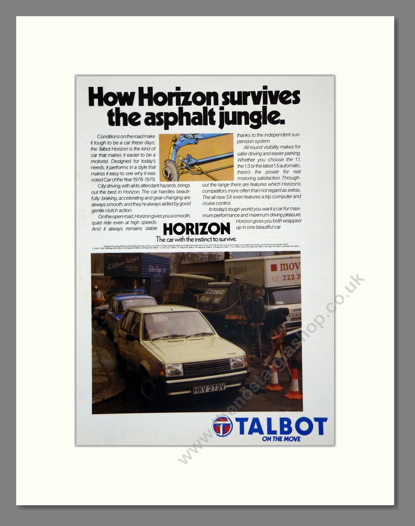 Talbot - Horizon. Vintage Advert 1980 (ref AD61803)