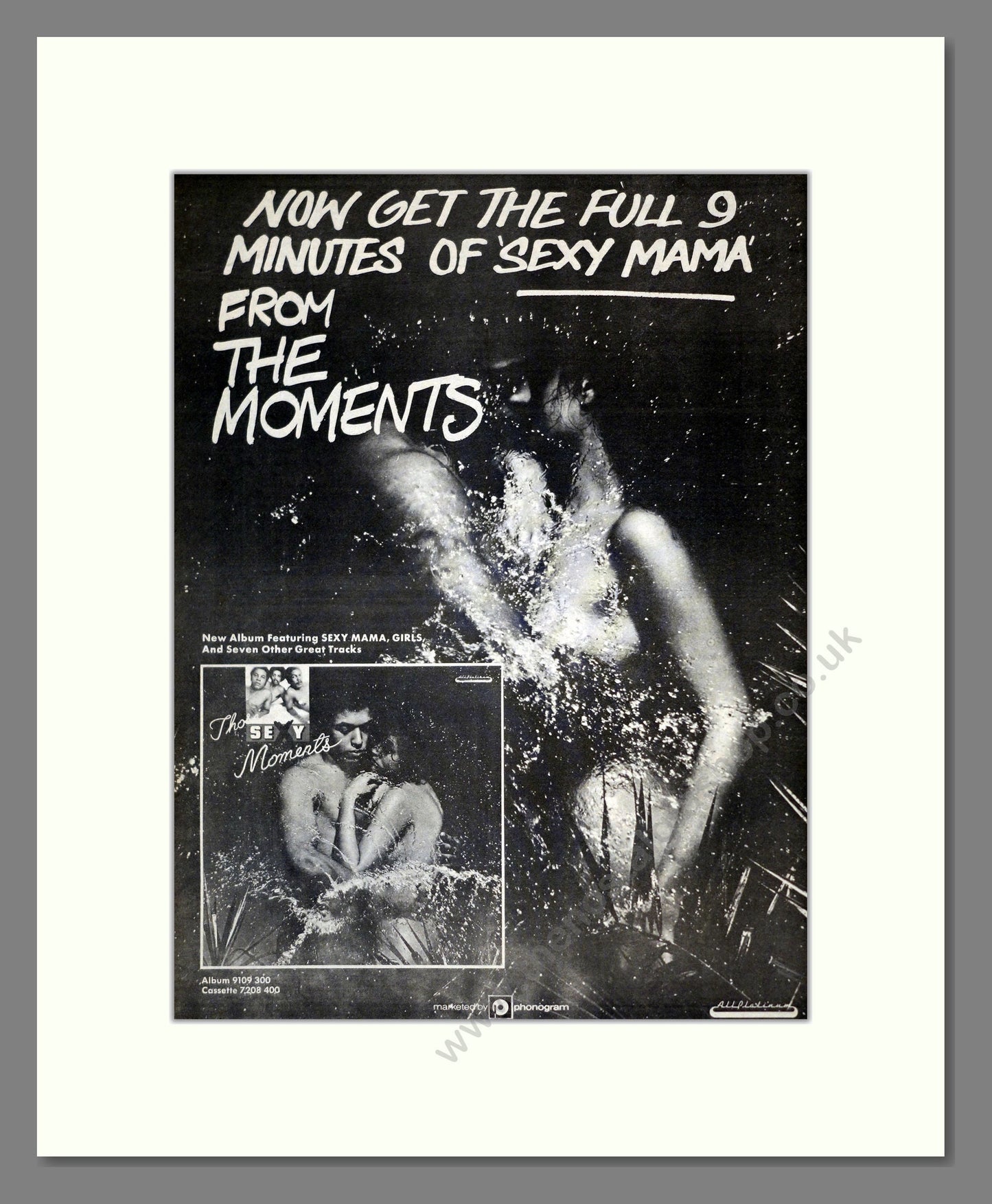 Moments (The) - Sexy Mama. Vintage Advert 1975 (ref AD17717)