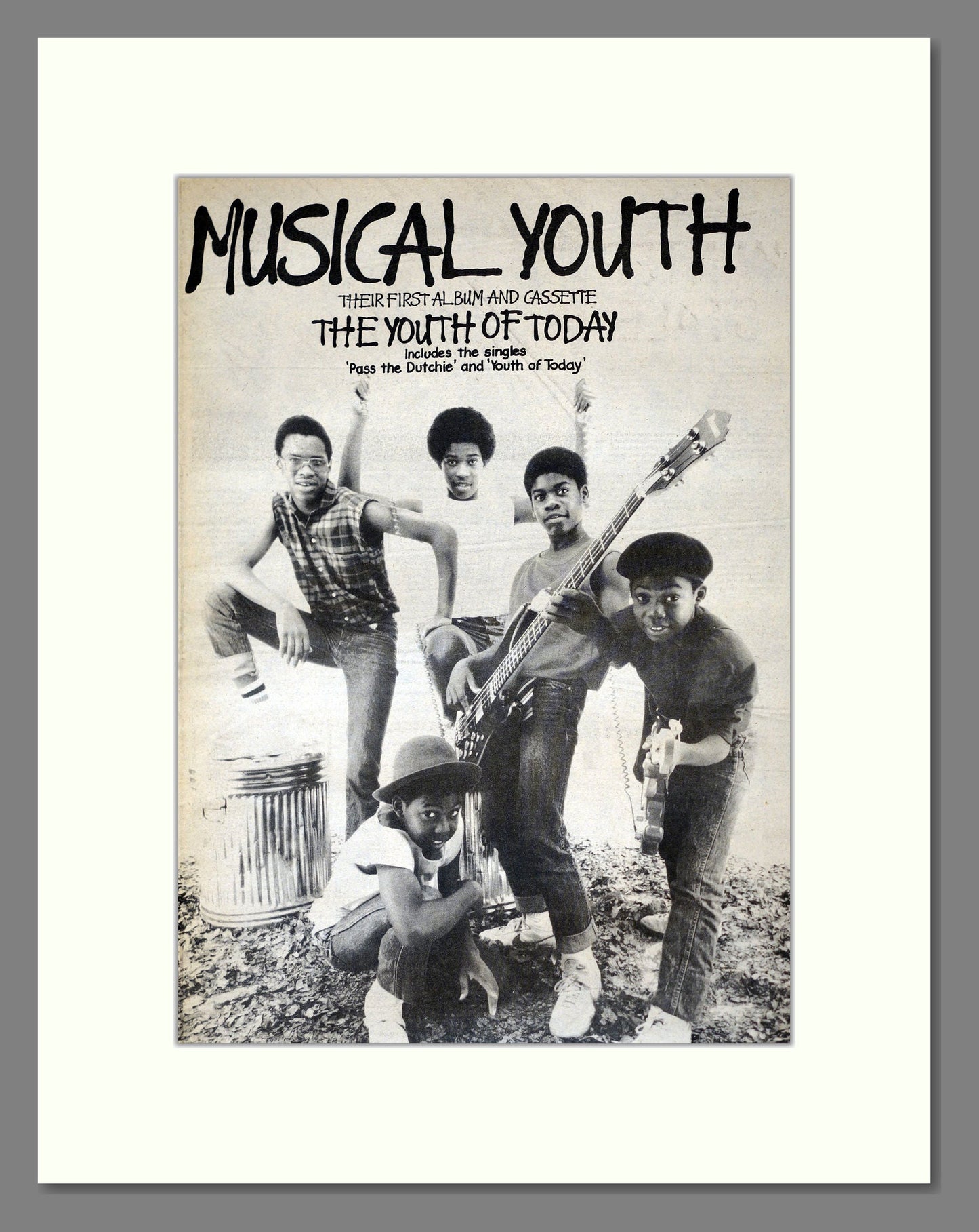 Musical Youth - The Youth Of Today. Vintage Advert 1983 (ref AD17758)