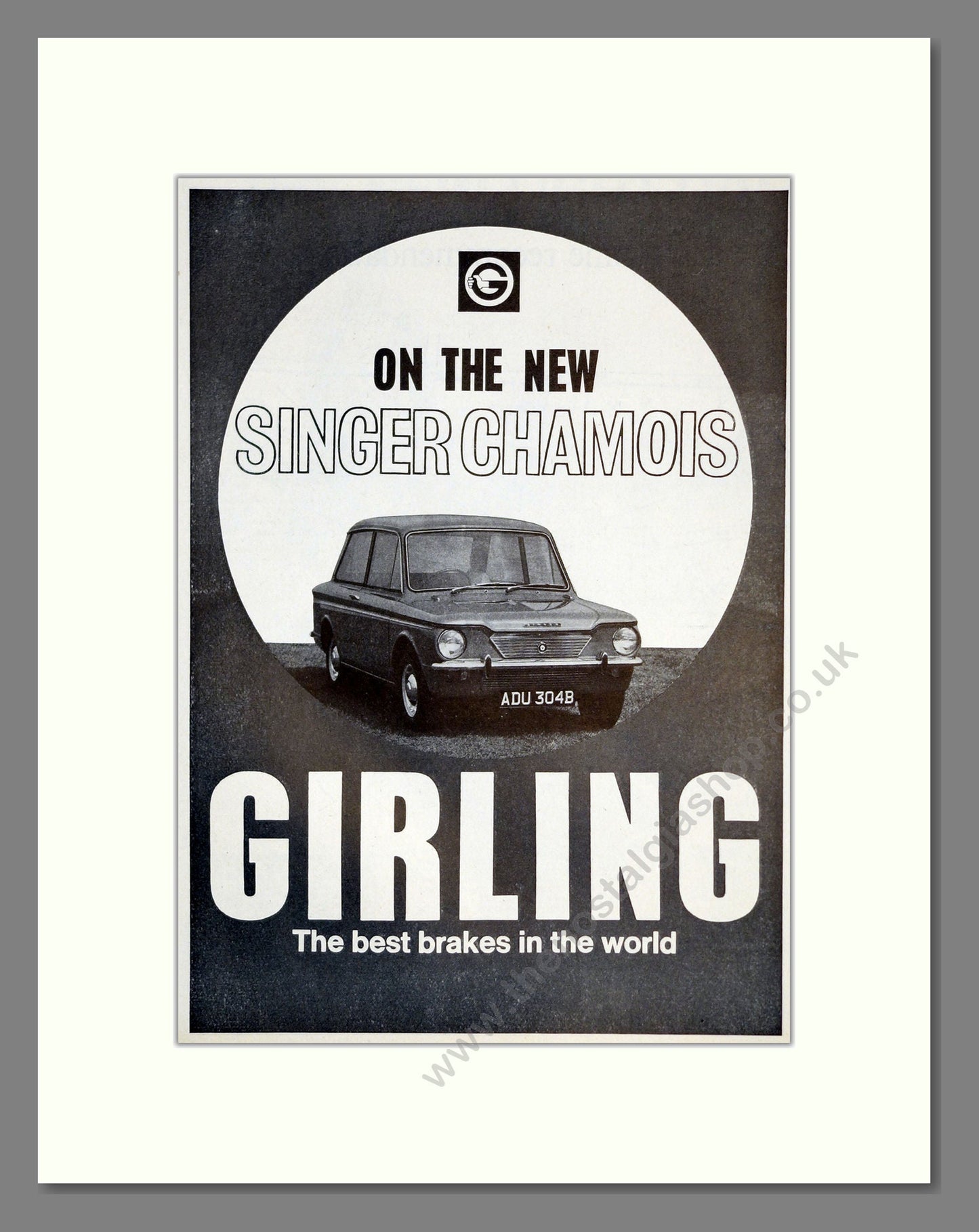 Singer - Chamois. Vintage Advert 1964 (ref AD61981)