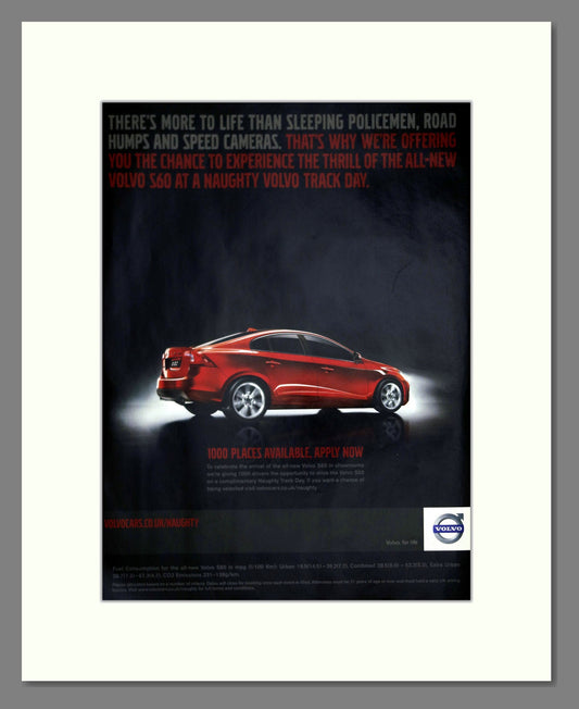 Volvo - S60. Vintage Advert 2010 (ref AD62023)