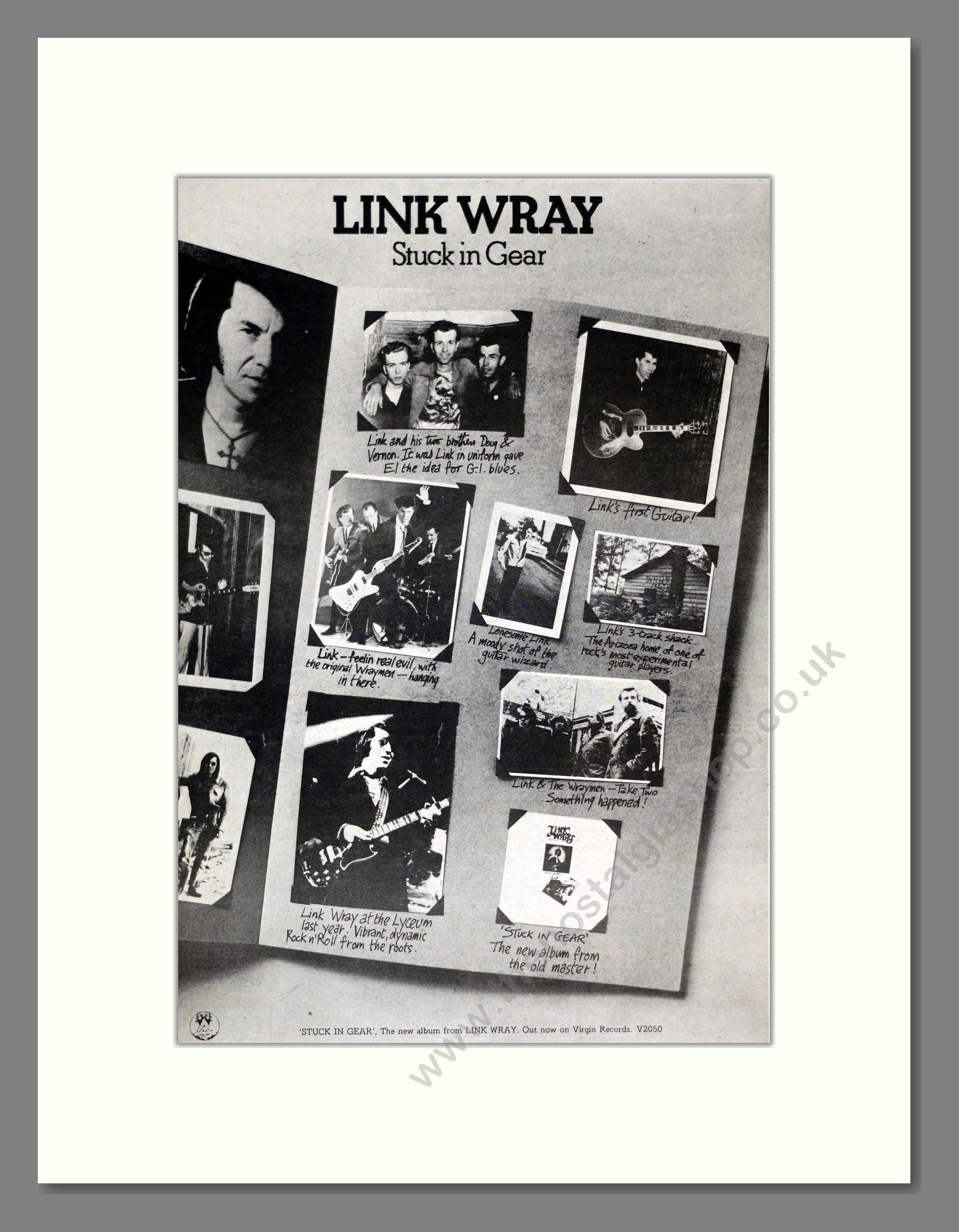 link wray stuck in gear Link Wray