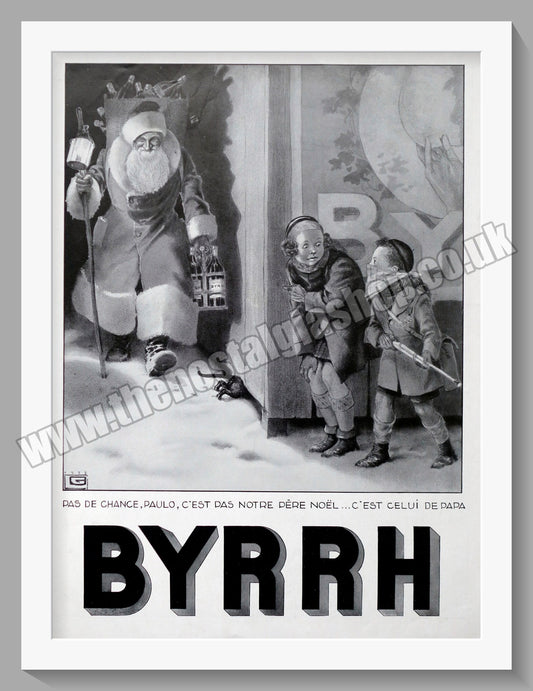 Byrrh. Aromatised Wine Aperitif.. Original French Advert 1938 (ref AD300159)