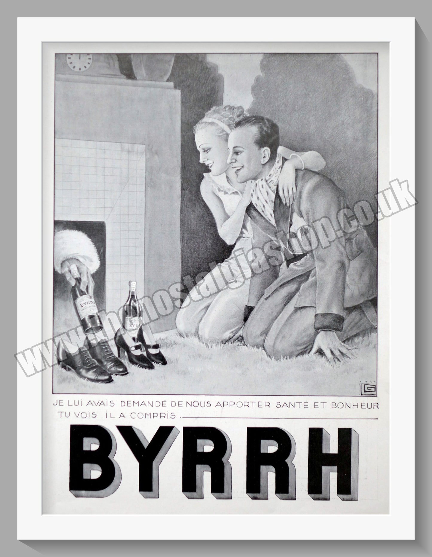 Byrrh. Aromatised Wine Aperitif.. Original French Advert 1935 (ref AD300163)