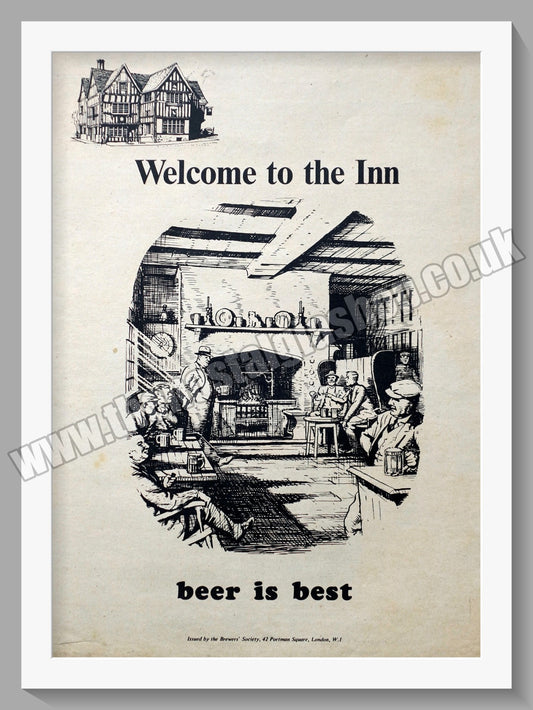 Beer Is Best. Original Advert 1952 (ref AD300217)