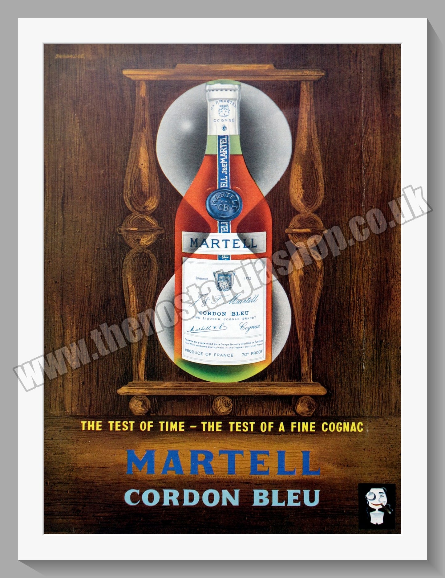 Martell Cordon Bleu. Original Advert 1960 (ref AD300227)