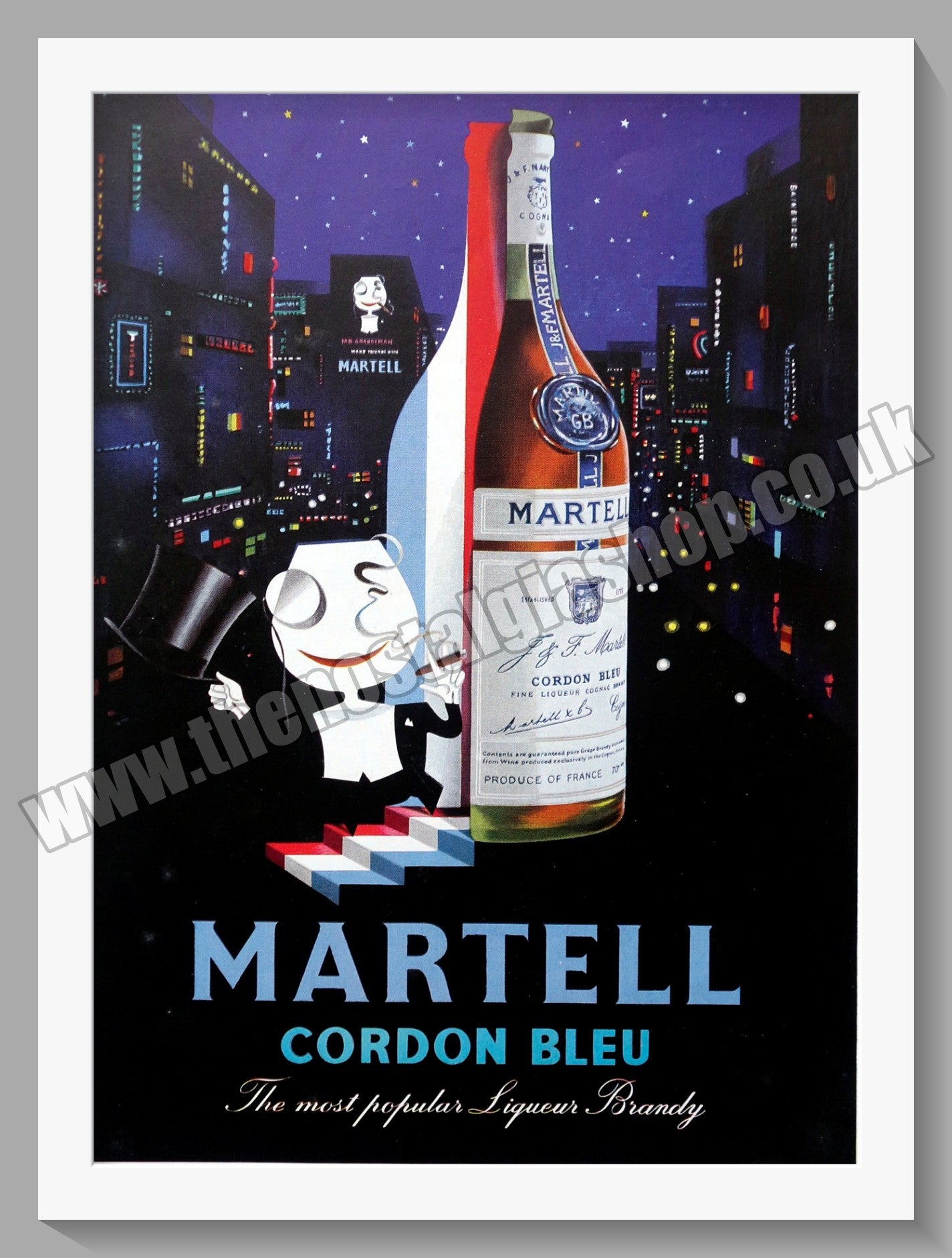 Martell Cordon Bleu. Original Advert 1957 (ref AD300228)