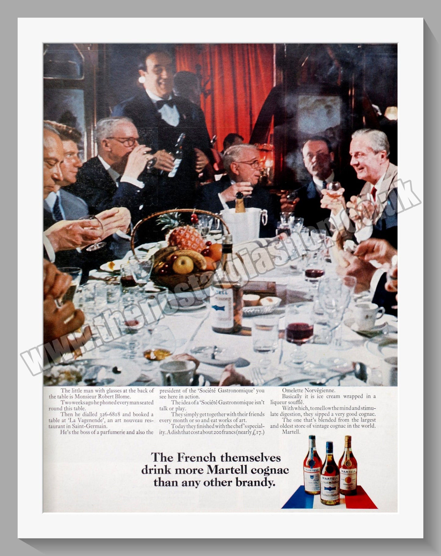 Martell Cognac. Original Advert 1968 (ref AD300231)