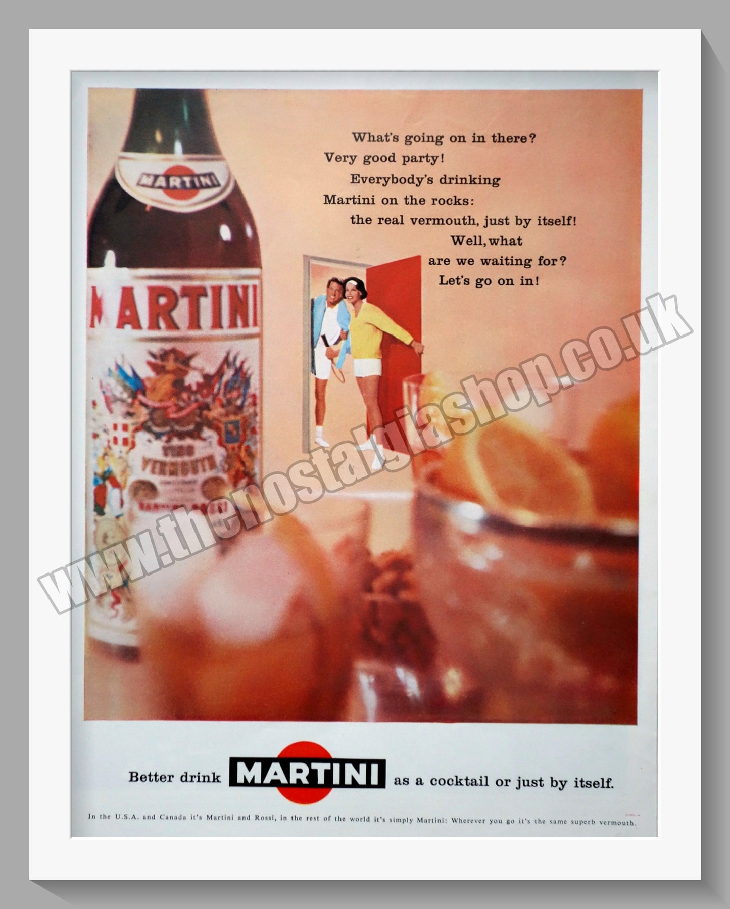 Martini Vermouth. Original Advert 1960 (ref AD300263)