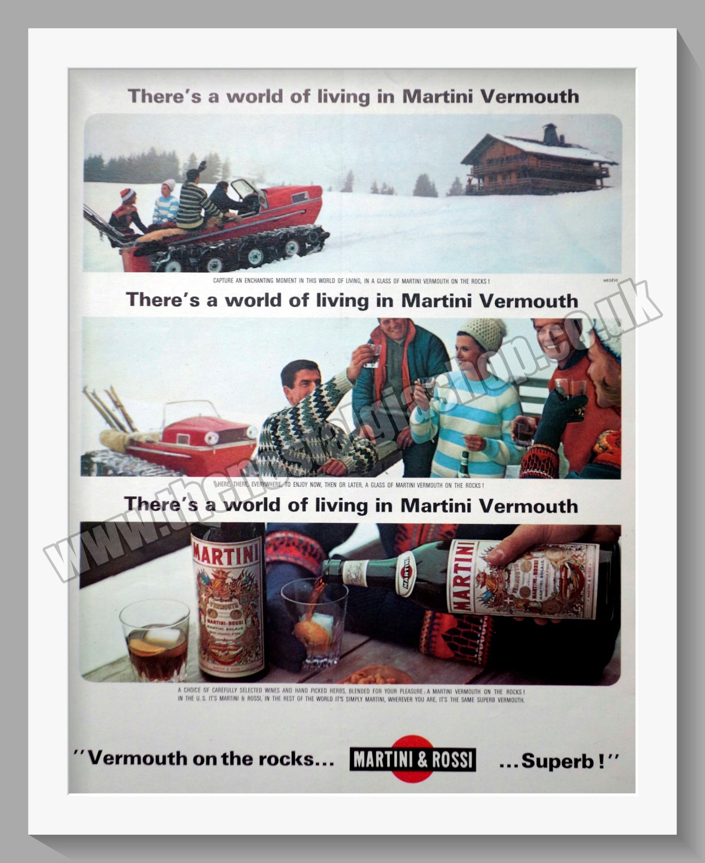 Martini Vermouth. Original Advert 1966 (ref AD300280)