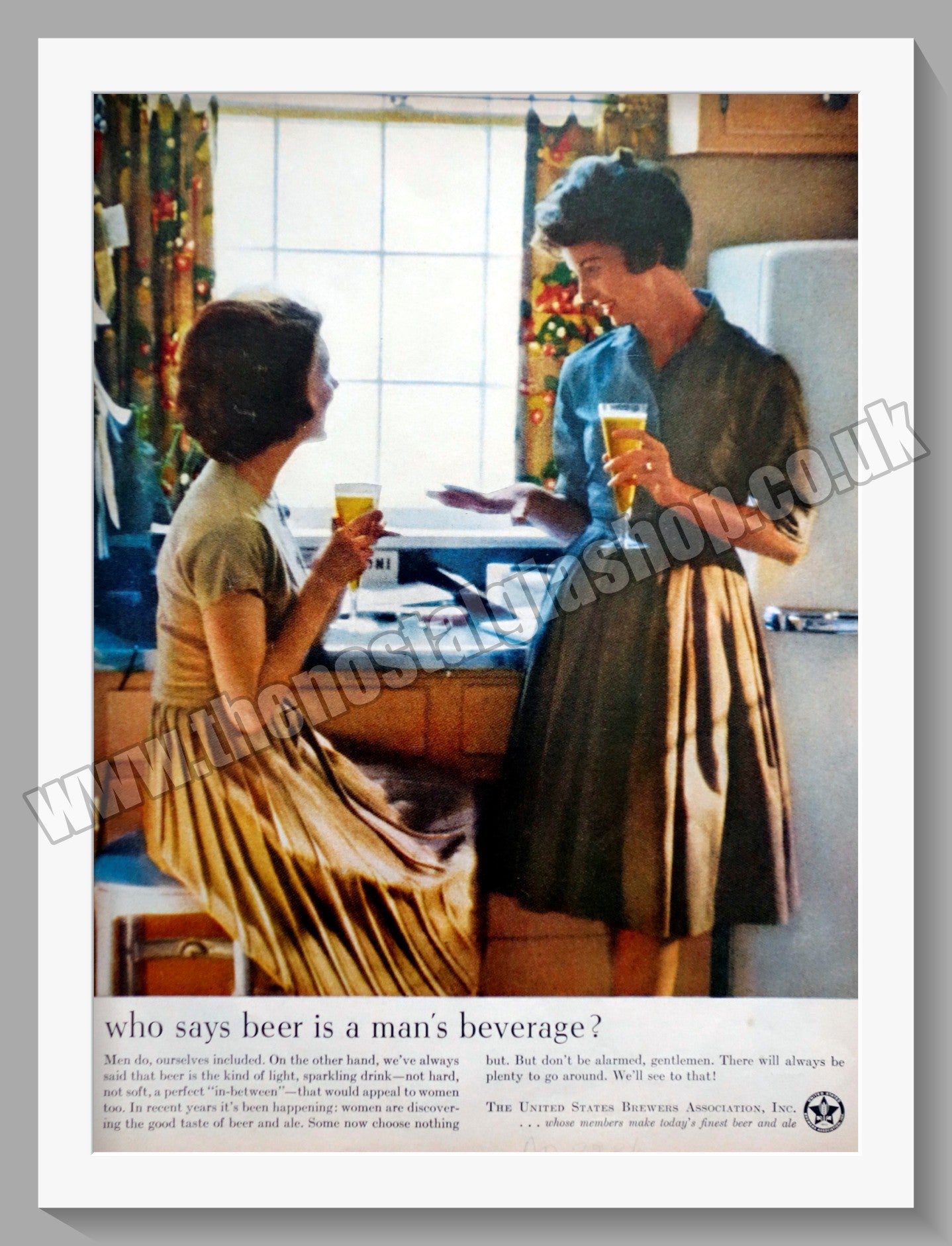 Beer. For Women???. Original Advert 1961 (ref AD300374)