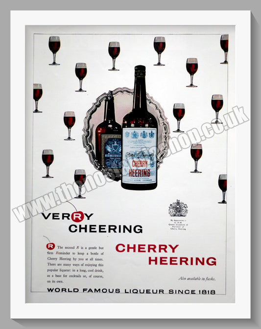 Cherry Heering Brandy. Original  Advert 1957 (ref AD300382)