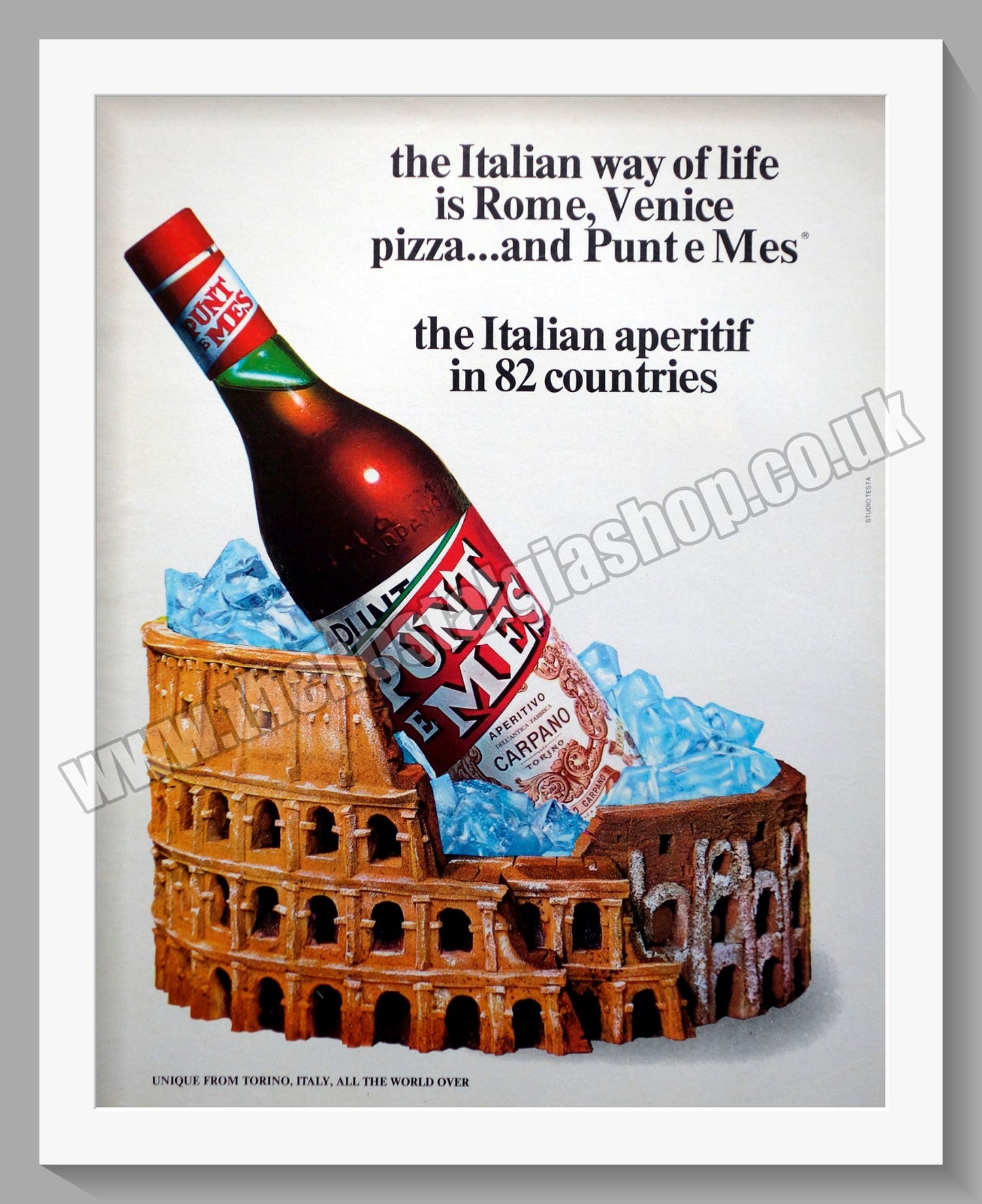 Punt e Mes Aperitive. Original Advert 1970 (ref AD300415)