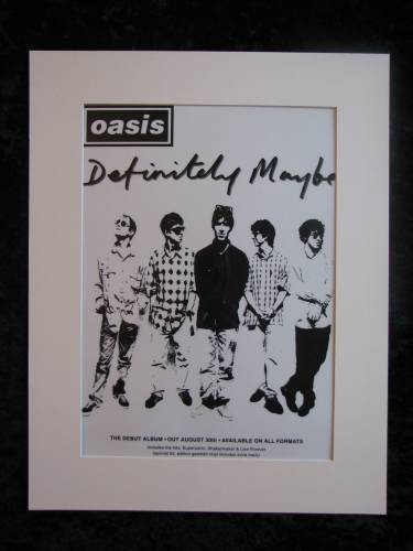 OASIS Debut album original advert 1994 (ref AD144)