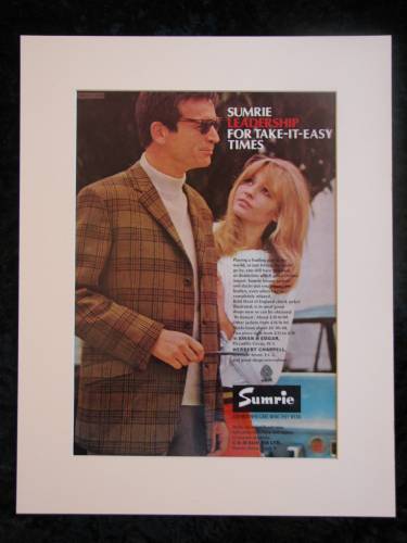 SUMRIE SUITS original advert 1969 (ref AD200)